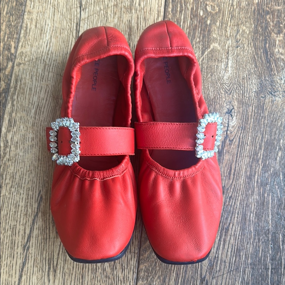 Free People red flats sz 8
